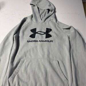Under Armour Light Gray Fleece Hoodie